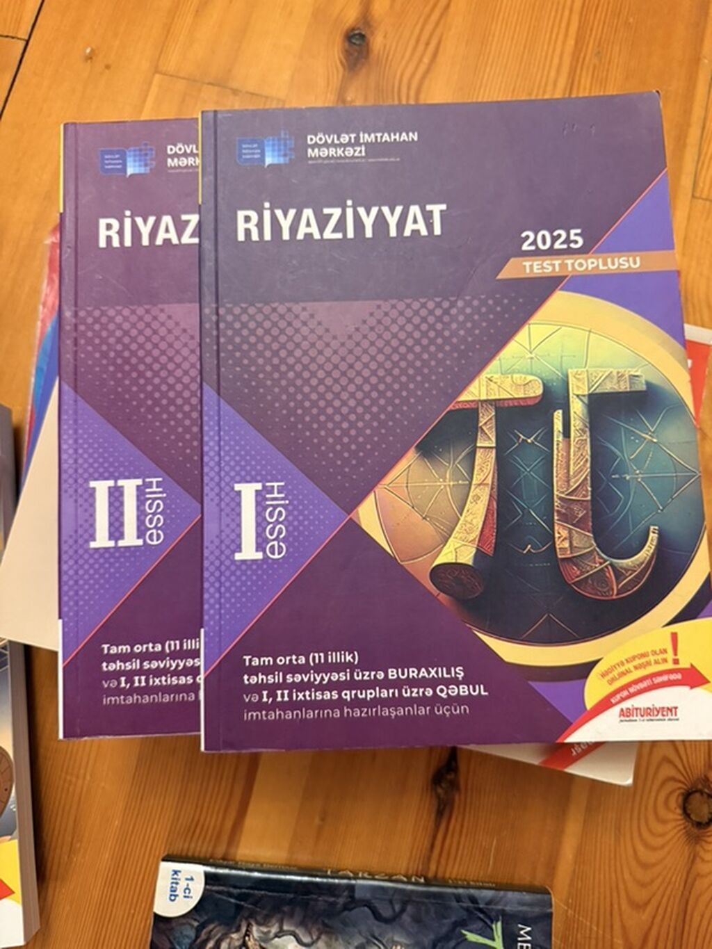 Riyaziyyat 2025 – Test Toplusu (Hissə II) - Nəşriyyat: Dövlət İmtahan — Kitablar, Masazır (2)