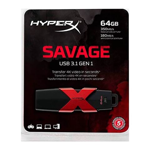 Kingston HyperX Savage 64GB USB Drive — Bakı