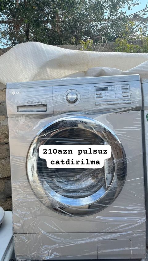 LG paltaryuyan maşın – Direct Drive 6 kg - Ön yükləməli, paslanmayan — Bakı