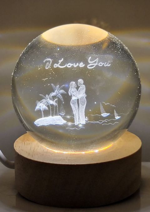 Dekorativ masaüstü lampa İ Love You ER10 — Bakı