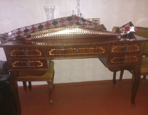 Düz masa, Stulsuz, Polkasız, Siyirməli, Taxta — Bakı