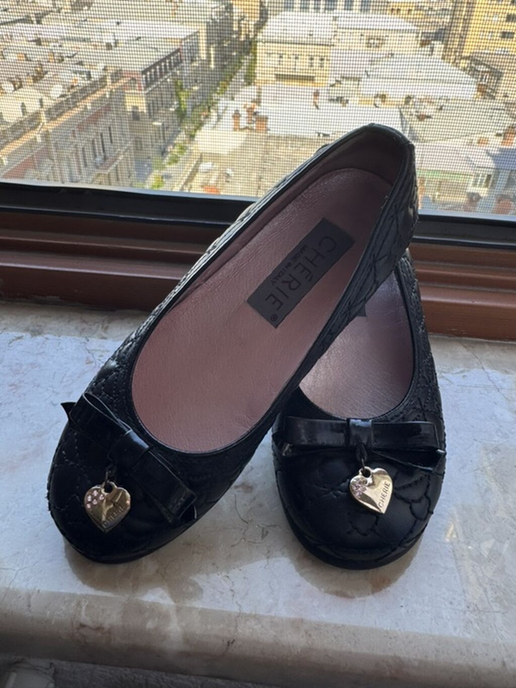 Brend: Chérıe (Made in Italy) Model: qara baletka - Klassik qara — Ayaqqabılar və baletlər, Bakı (2)
