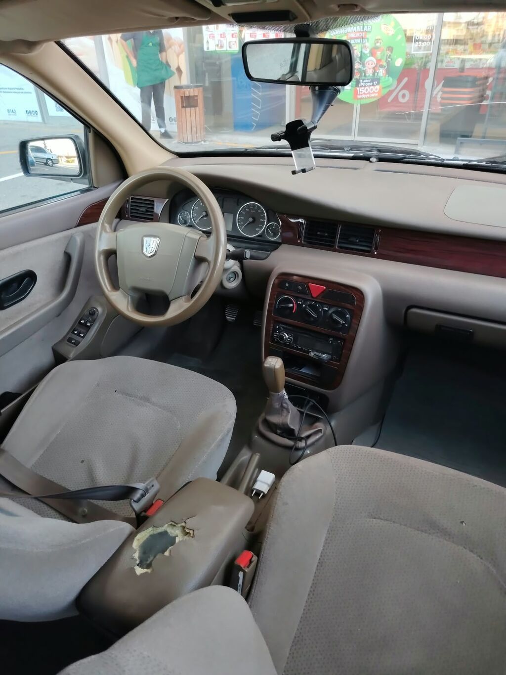 Kia Cerato/Hyundai Accent sinfində 4 qapılı sedan – Khazar/LX (ağ 77-MX-645 — Avtomobillər, Bakı (4)