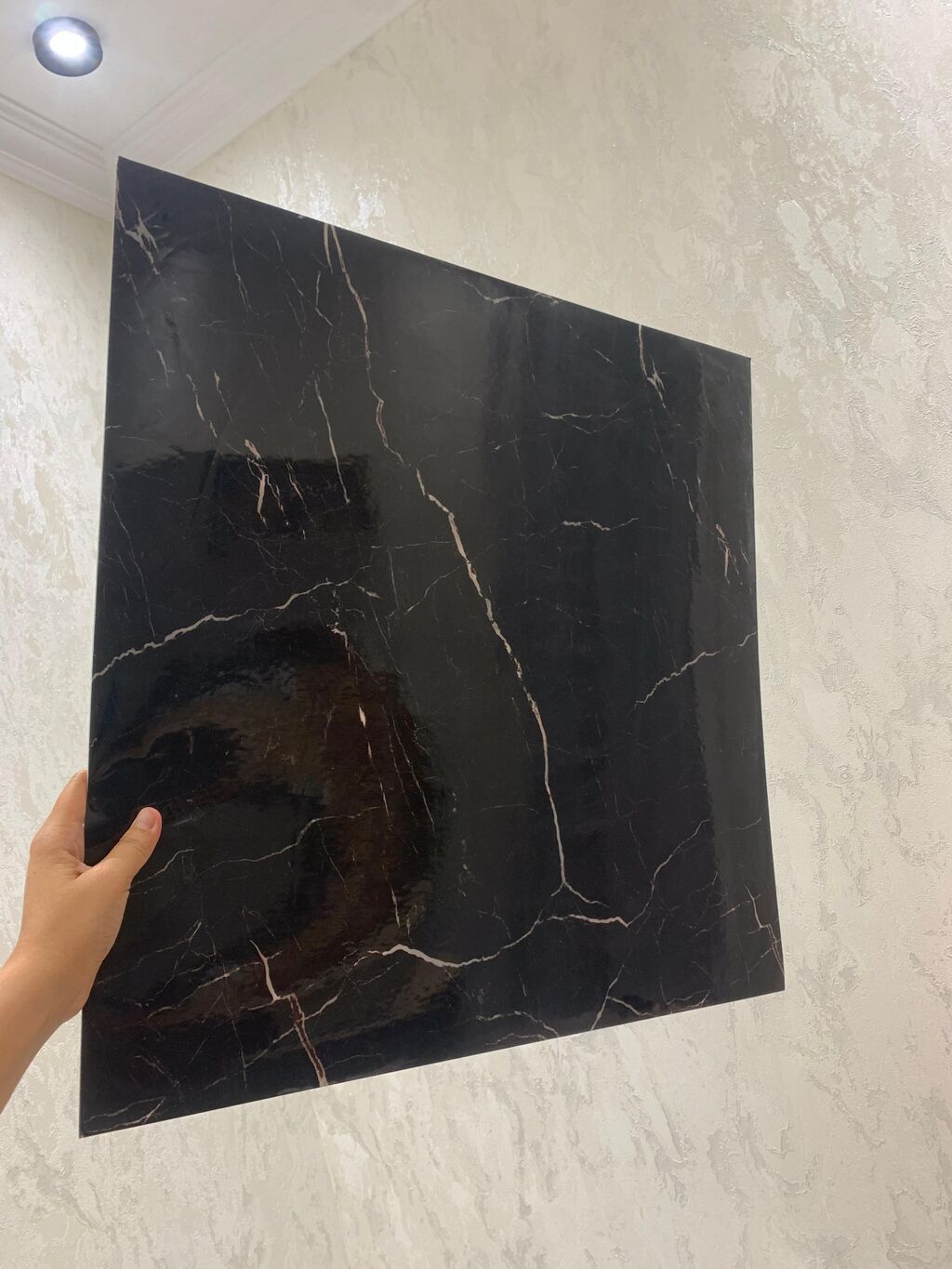 Mərmər effekti verən PVC divar panelləri. 1.Arxası özü — Plitka və örtü materialları, Bakı (6)