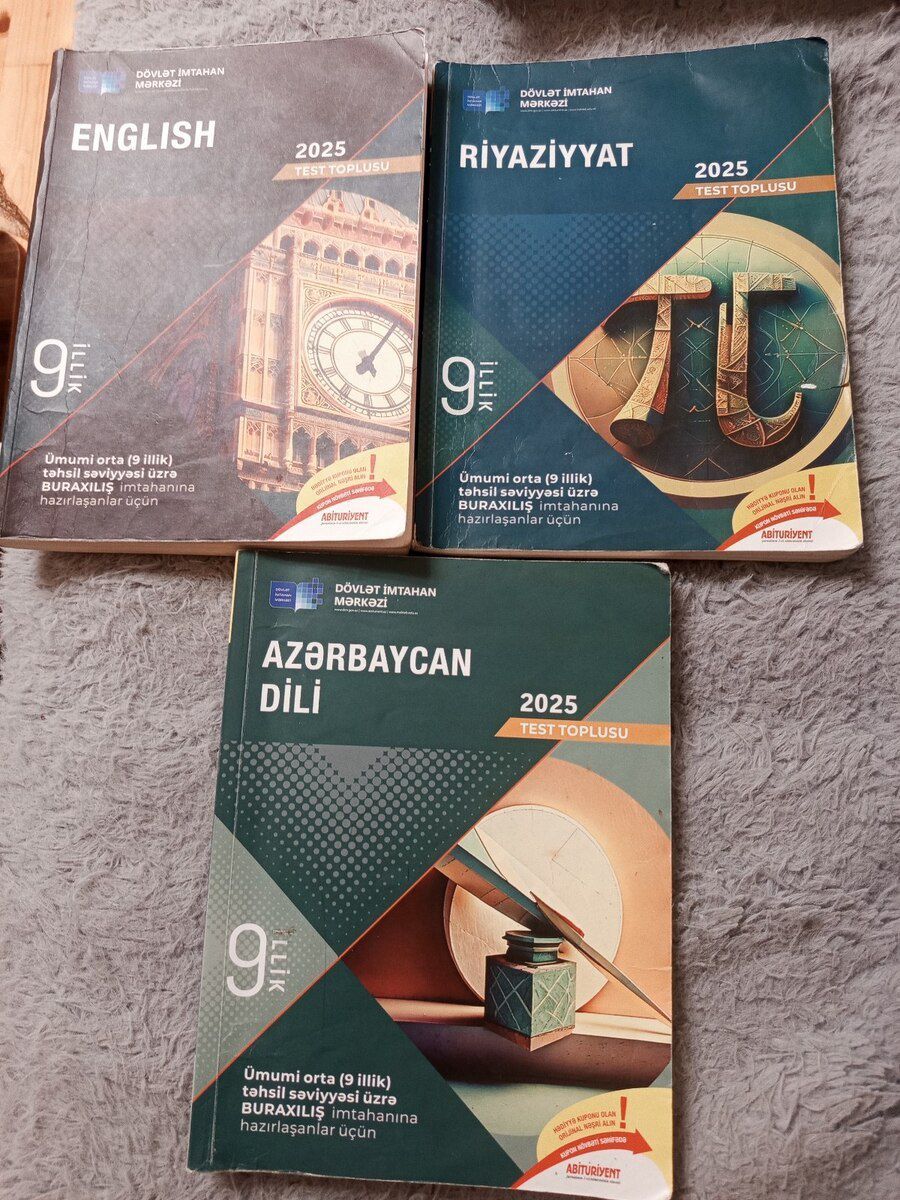 9-cu sinif test topluları — Məktəb və təhsil malları, Bakı