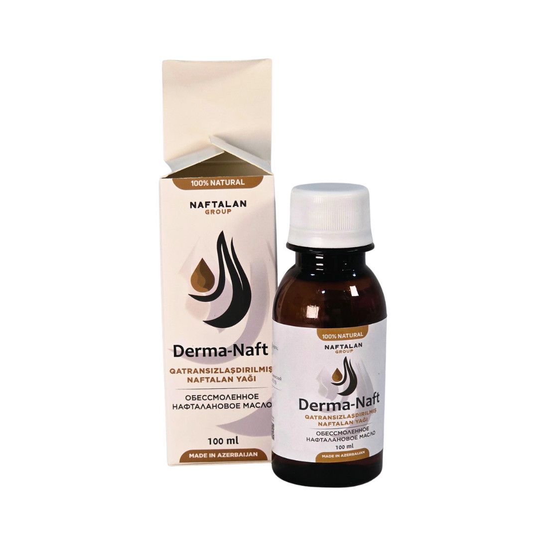 Efir yağı Derma-Naft Naftalan yağı, 100 ml — Mallar, Bakı