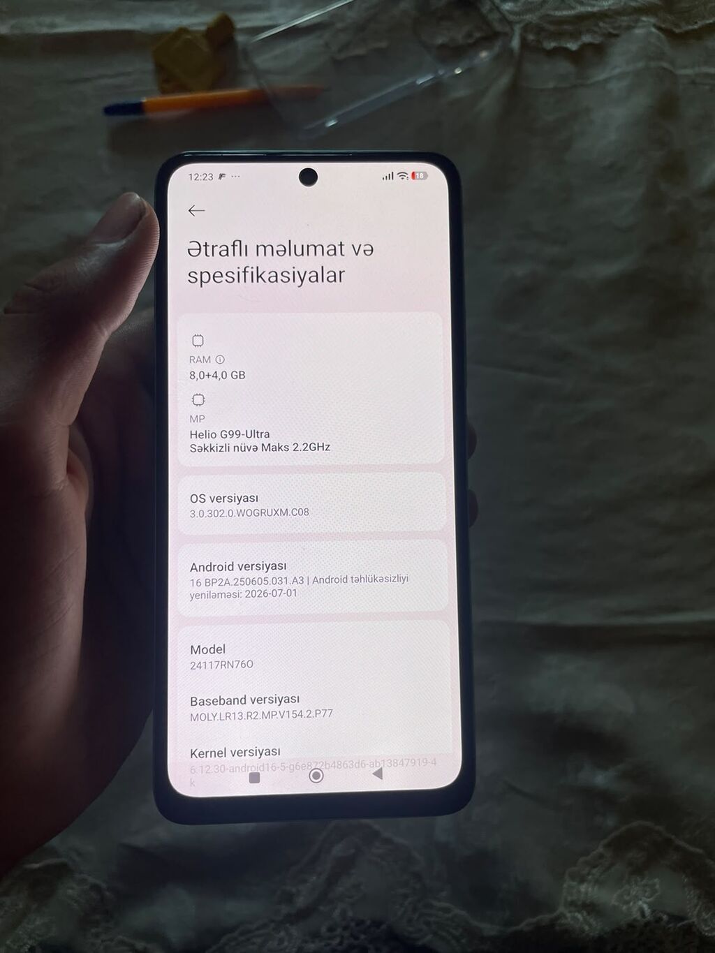 Redmi Note 14, 256 GB, rəng - Mavi — Xiaomi, Bakı (7)