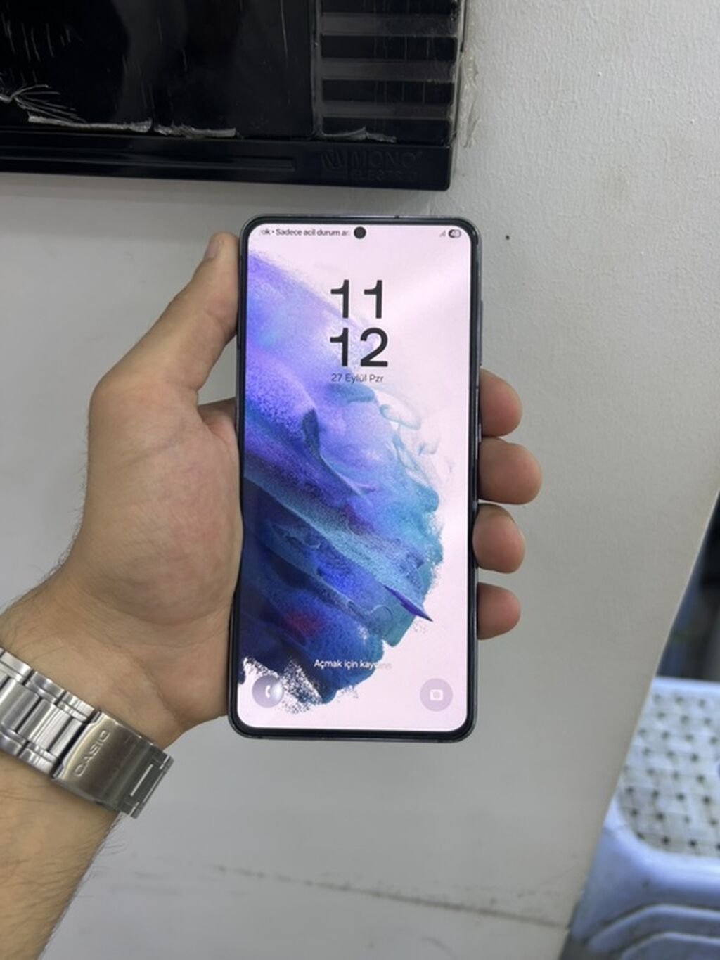 Samsung Galaxy S21, 128 GB, rəng - Boz, Simsiz şarj — Samsung, Gəncə (5)