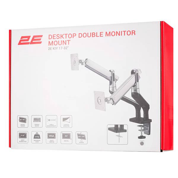 2E Key Desktop Double Monitor Mount — Mallar, Bakı