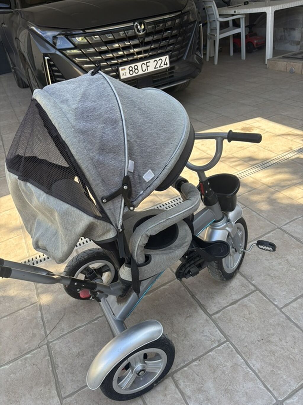 Uşaq üçün 3 təkərli velosiped-araba (trisikl) — Uşaq velosipedləri, Bakı (4)