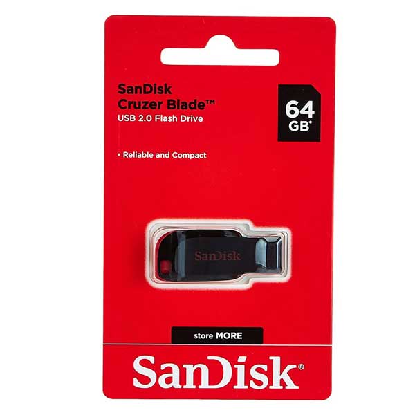 SanDisk Cruzer Blade Flash Drive 64GB — Mallar, Bakı