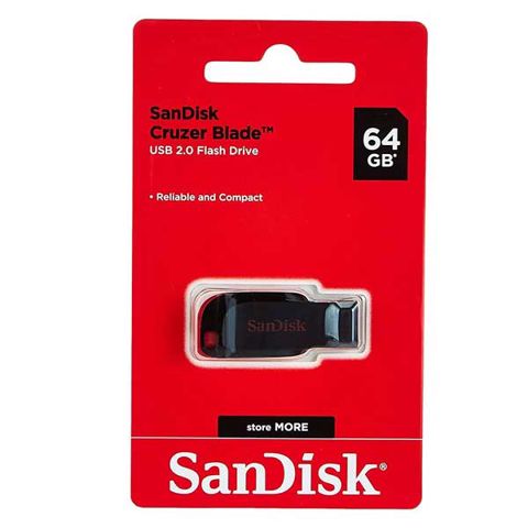 SanDisk Cruzer Blade Flash Drive 64GB — Bakı