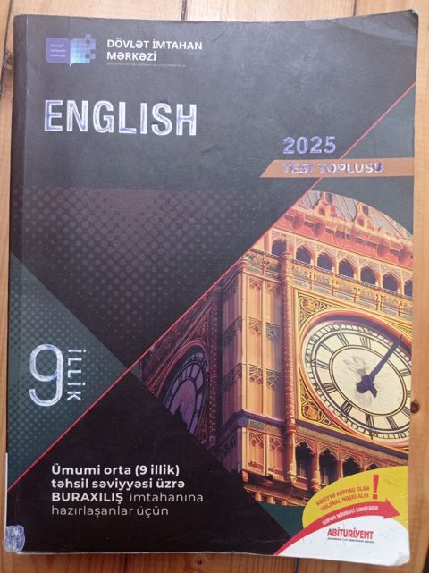 “English – 2025 Test Toplusu” (DİM) Ümumi orta təhsil (9 illik) — Masazır
