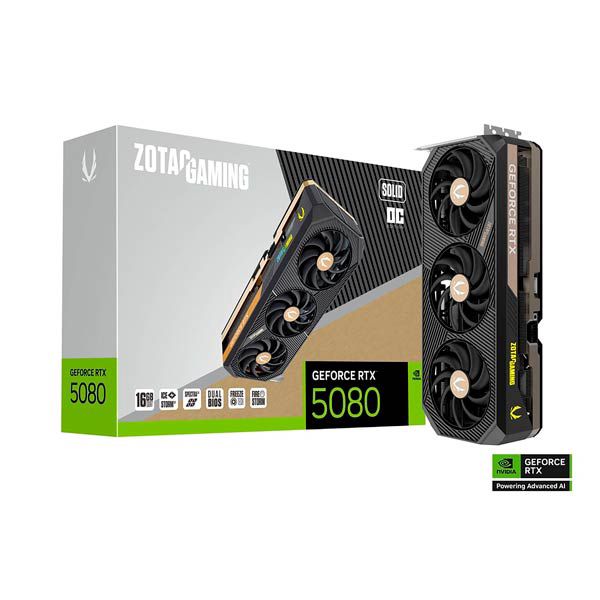 Zotac Gaming GeForce RTX 5080 16GB Solid OC — Mallar, Bakı