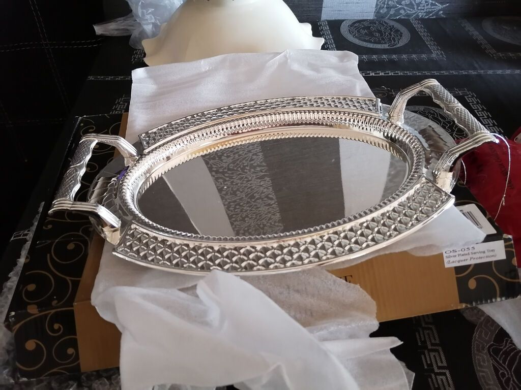 Kingsville Silver Plated Tableware – Gümüş örtüklü servis qabı — Süfrə sərvisin üçün əşyalar, Bakı (3)