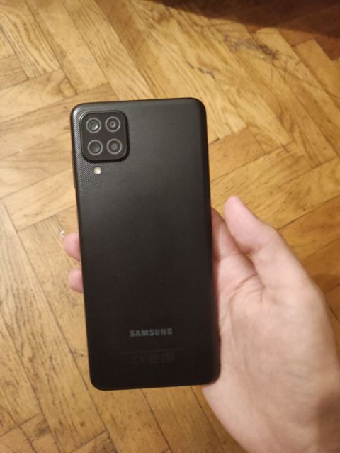 Samsung Galaxy A12, 32 GB, rəng - Qara, Barmaq izi — Bakı