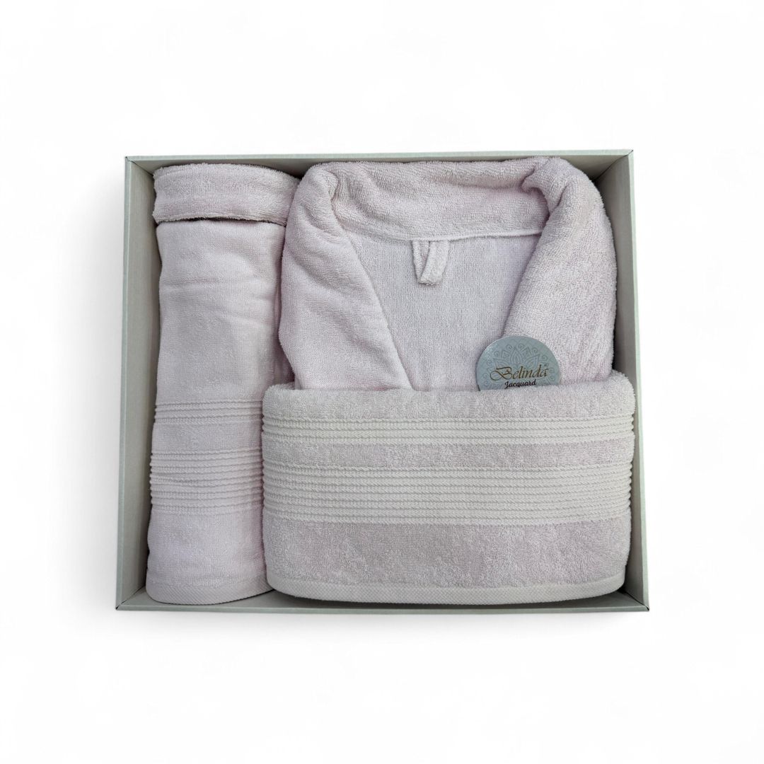 Xələt dəsti qadınlar üçün Belinda, çəhrayı, pambıq, ölçü L/XL — Mallar, Bakı (2)