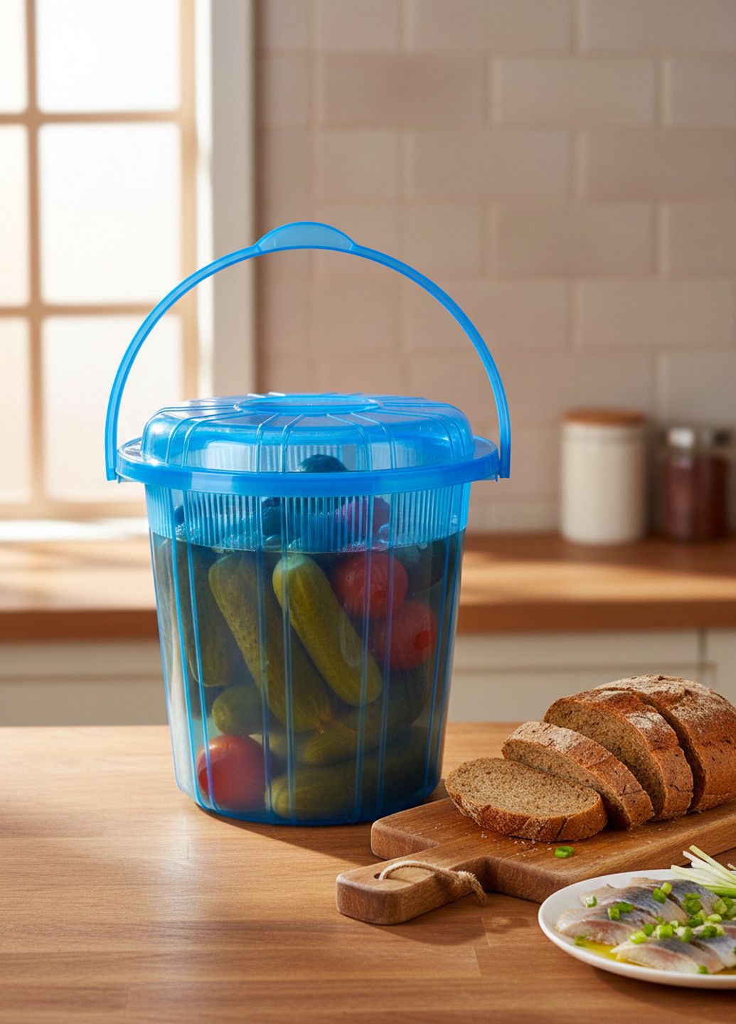 Vedrə, plastik, mavi, 375x350 mm, 25 l — Mallar, Bakı (3)