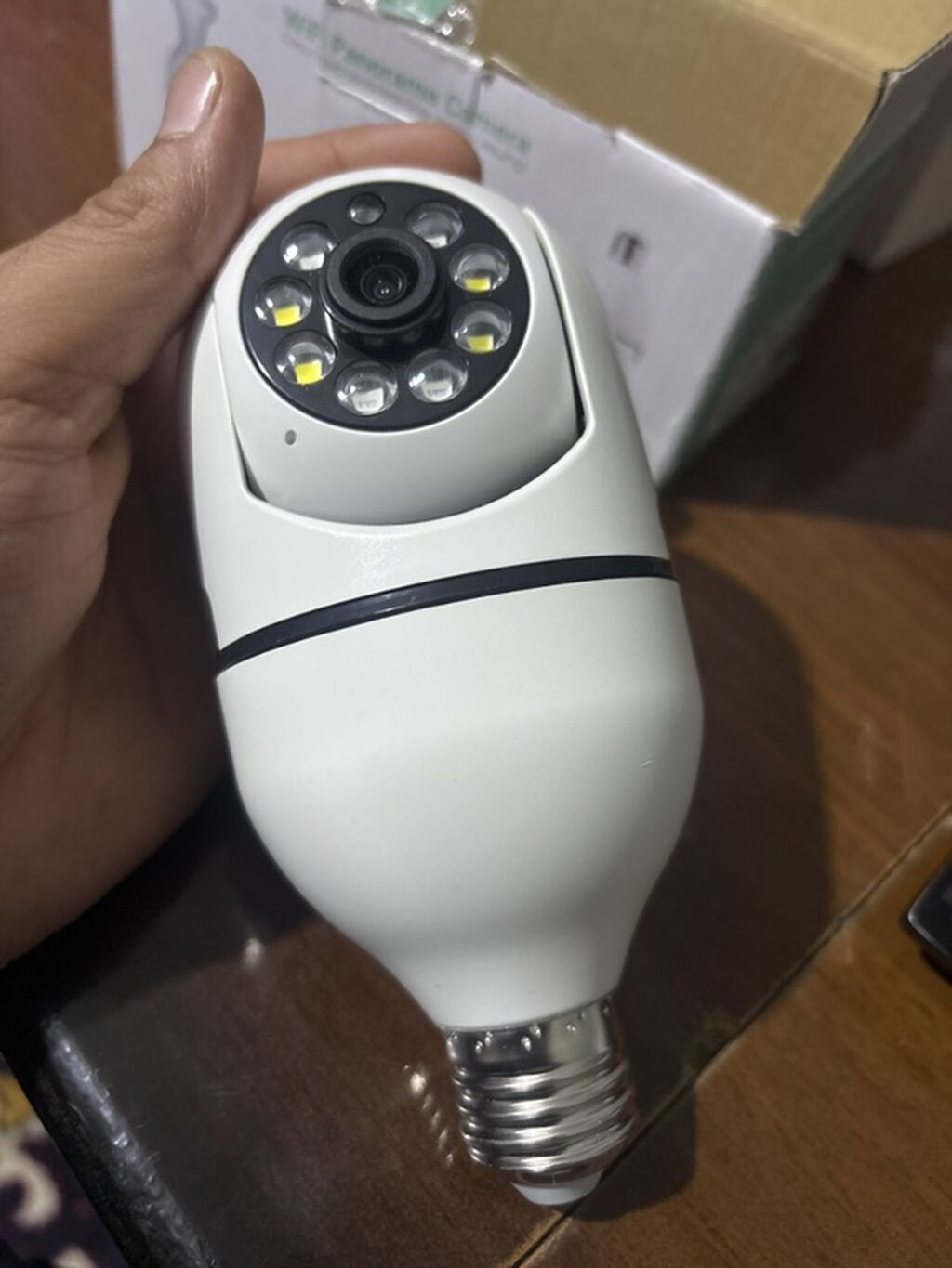 WiFi Panorama Kamera – lamp şəklində IP kamera - E27 lamp — Surveillance sistemləri, Pirəkəşkül (2)