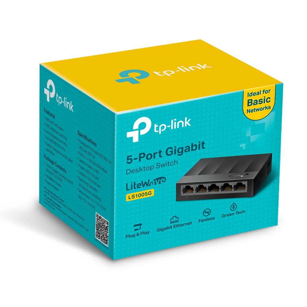 5-port 1000Mbit /s Switch TP-Link LS1005G — Mallar, Bakı (5)