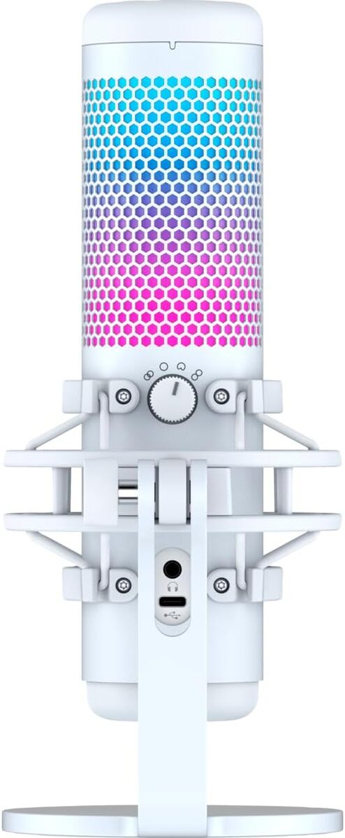 HyperX QuadCast S White-Grey (519P0AA) USB gaming microphone — Səs texnikası, Bakı (6)
