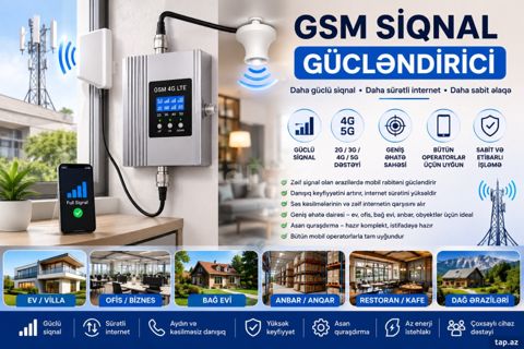 Set gücləndirici GSM — Bakı