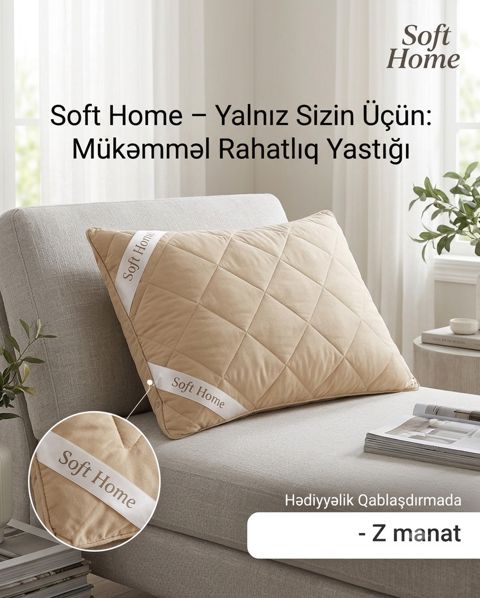 Yastıq 10698, bambuk lifi, 50x70 sm, orta — Bakı