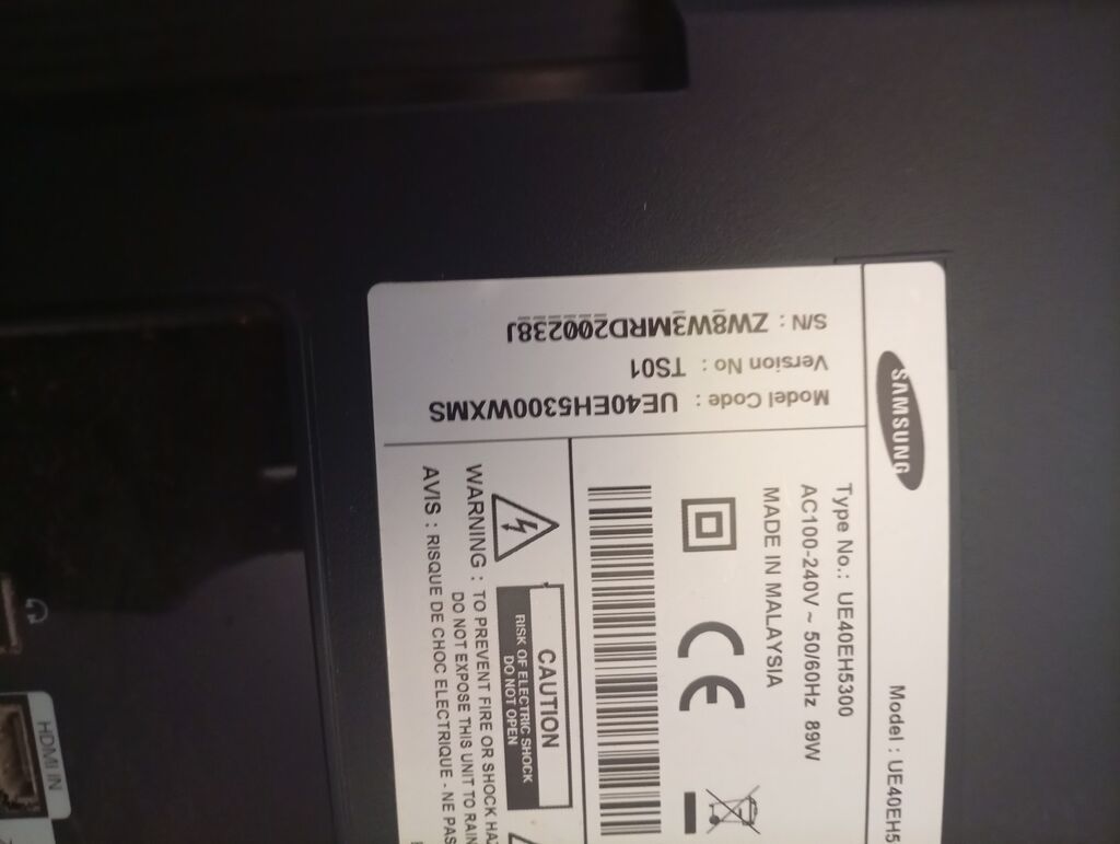 Samsung UE40EH5300 televizoru - Ekran: 40 düym, Full HD (1920x1080) — Televizorlar, Bakı (3)