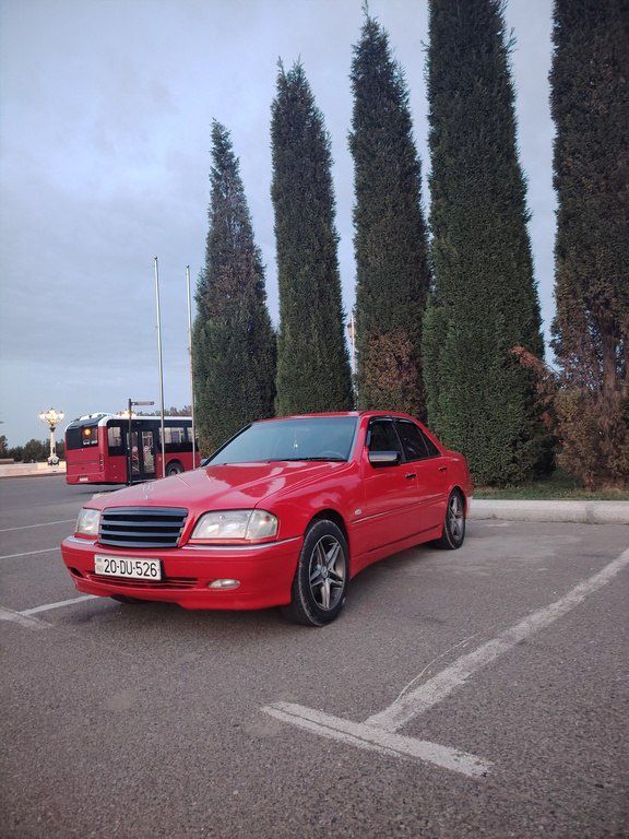 Mercedes C 200, 2.0 L, 1998 il, 346 267 km 20-DU-526 — Avtomobillər, Gəncə (2)