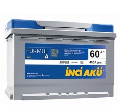 İnci akü 60 Ah FormulA kvadrat r+ — Bakı