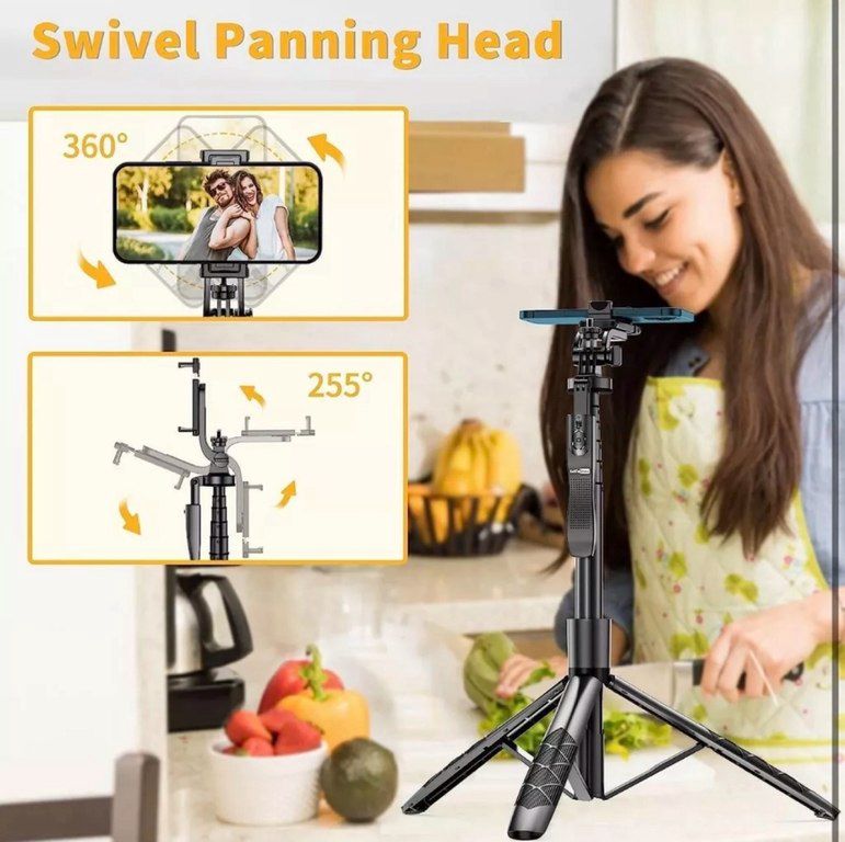 Bluetoothlu Tripod Selfi Çubuğu — Smartfonlar, Bakı (2)