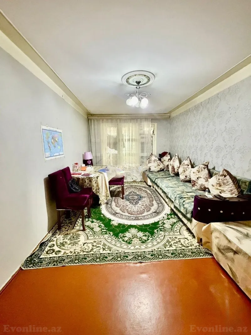 Satılır 3 otaqlı Mənzil Köhnə tikili 70 m² Bakı, Nizami r., Xalqlar Dostluğu m., 8-ci kilometr — Mənzil, Bakı (2)