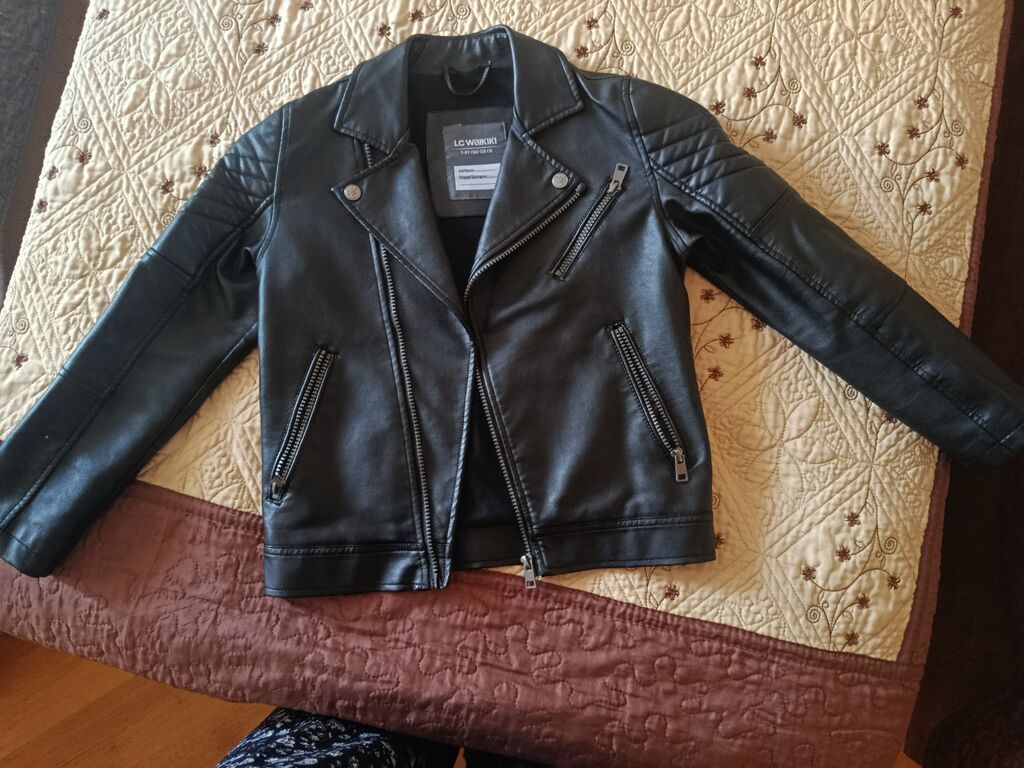 Uşaq dəri görünümlü gödəkçə – LC Waikiki - Model: motosikletçi — Uşaq geyimi, Bakı (3)