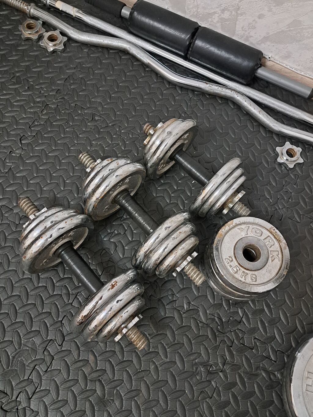 Ştanq, İşlənmiş — Dumbbellər, barbelər, diskləri, Bakı