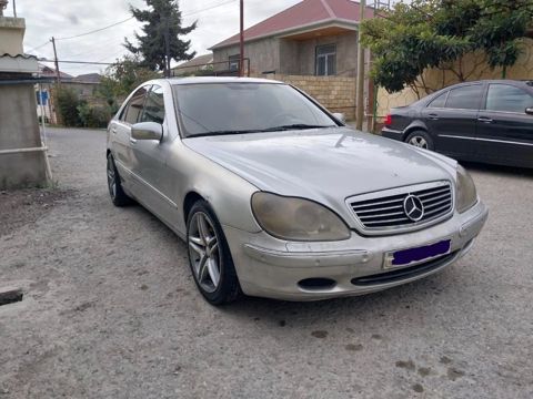Mercedes S 320, 3.2 L, 1999 il, 250 000 km — Bakı