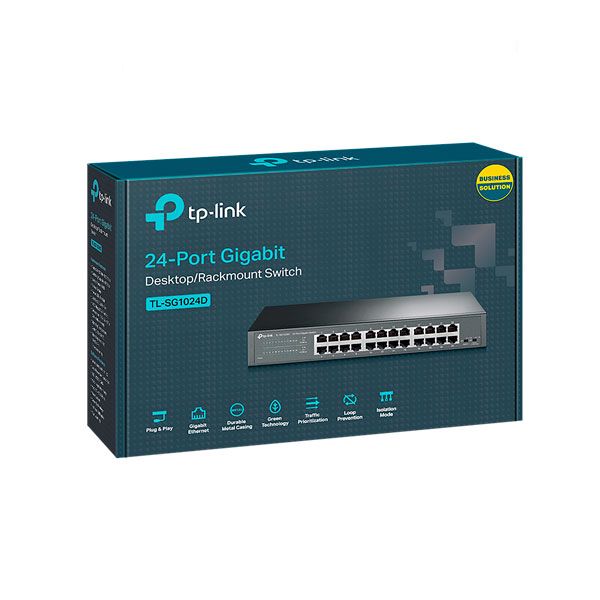 TP-Link TL-SG1024D 24-Port Gigabit Desktop Rackmount Switch — Mallar, Bakı