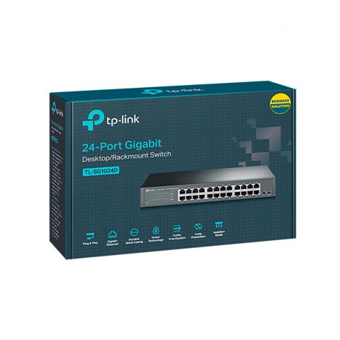 TP-Link TL-SG1024D 24-Port Gigabit Desktop Rackmount Switch — GamePower