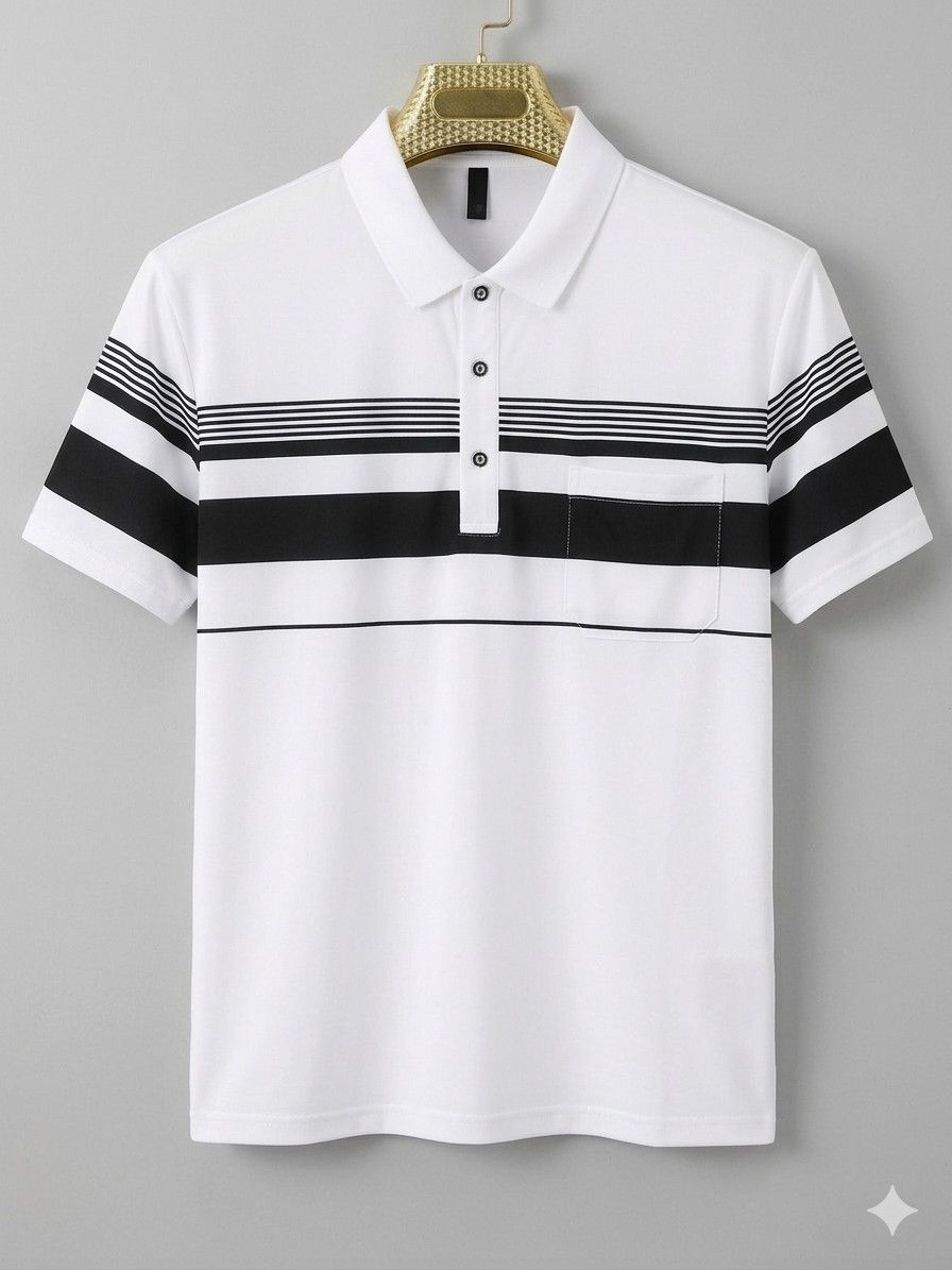 Kişilər üçün polo 2353693. ağ, pambıq, ölçü M — Mallar, Bakı