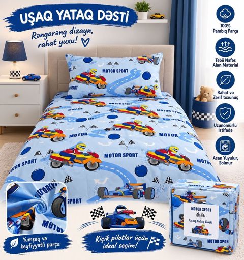 Yeni Bir nəfərlik Anti-allergen Pambıq Yorgan üzü — Digah