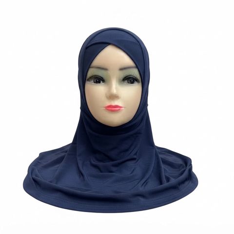 Hicab qadınlar üçün BZ01, trikotaj, göy, ölçü One size — Bakı