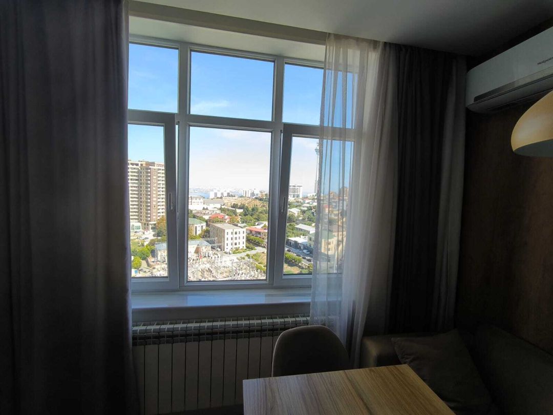 İcarəyə verilir 2 otaqlı yeni tikili 90 m² — Mənzil, Bakı (9)
