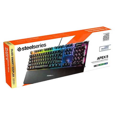 SteelSeries Apex 5 Hybrid Mechanical Gaming Keyboard — Bakı
