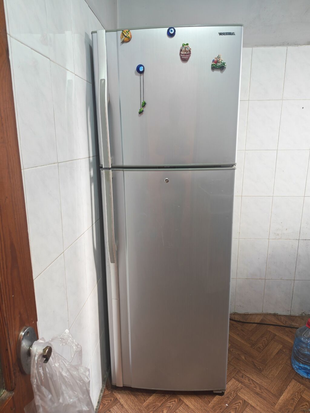 Toshiba GR-R42UT iki qapılı soyuducu-dondurucu - Rəng: gümüş (inox — Soyuducular, Bakı (2)