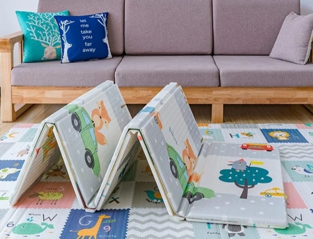 Uşaq üçün qatlanan oyun xalçası ölçüsü 180x2m - Material: yumşaq — Uşaqlar üçün hər şey, Bakı (2)