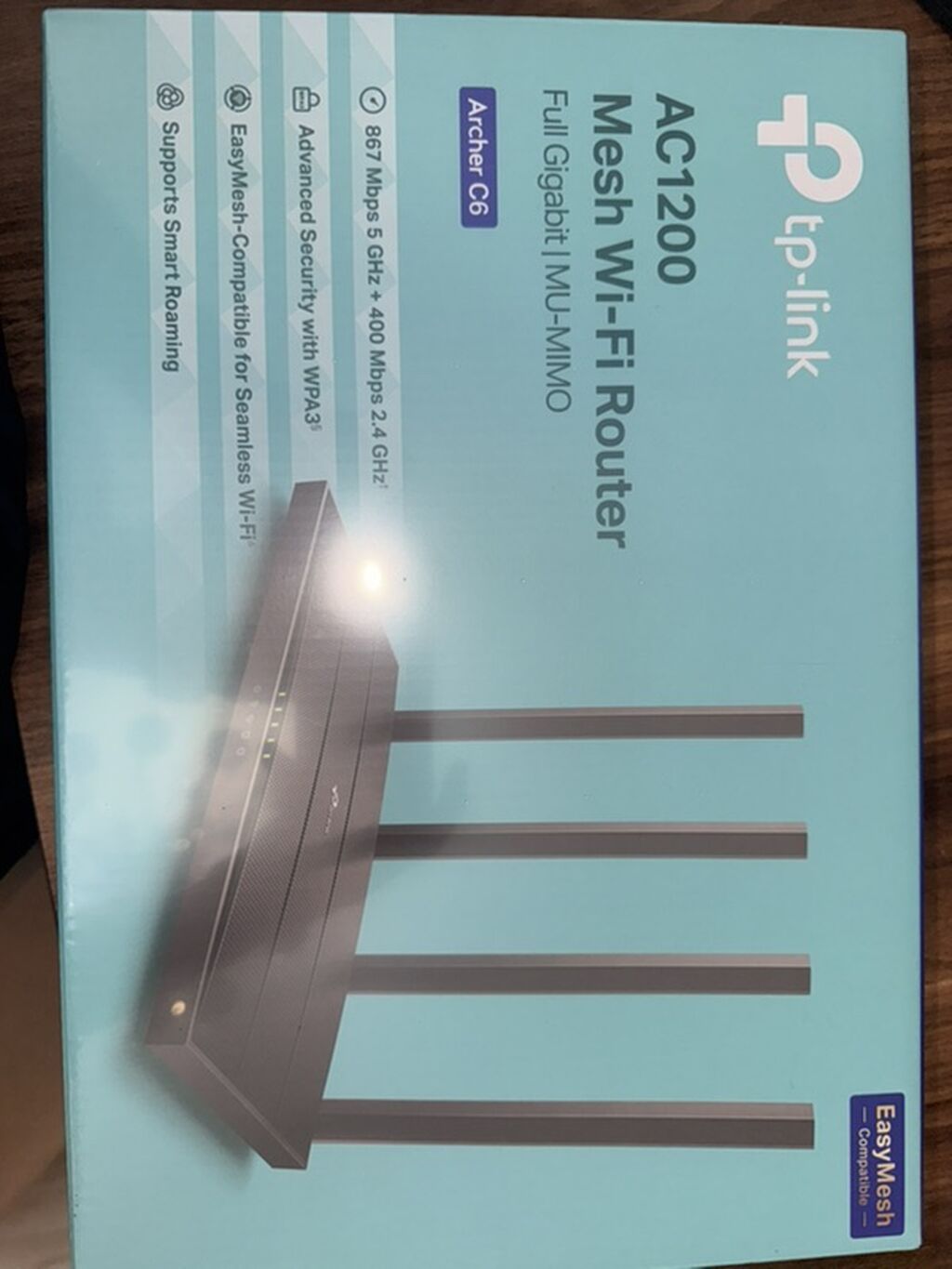 TP-Link Archer C6 – AC1200 Mesh Wi‑Fi Router (Full Gigabit, Mu‑mımo) — Şəbəkə və server avadanlığı, Bakı (4)