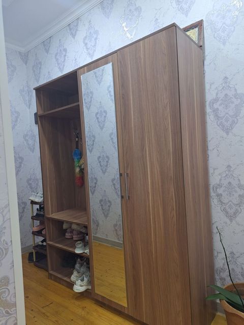 Dəhliz üçün çoxfunksiyalı şkaf-komplekt. - Material: ağac teksturalı — Digah