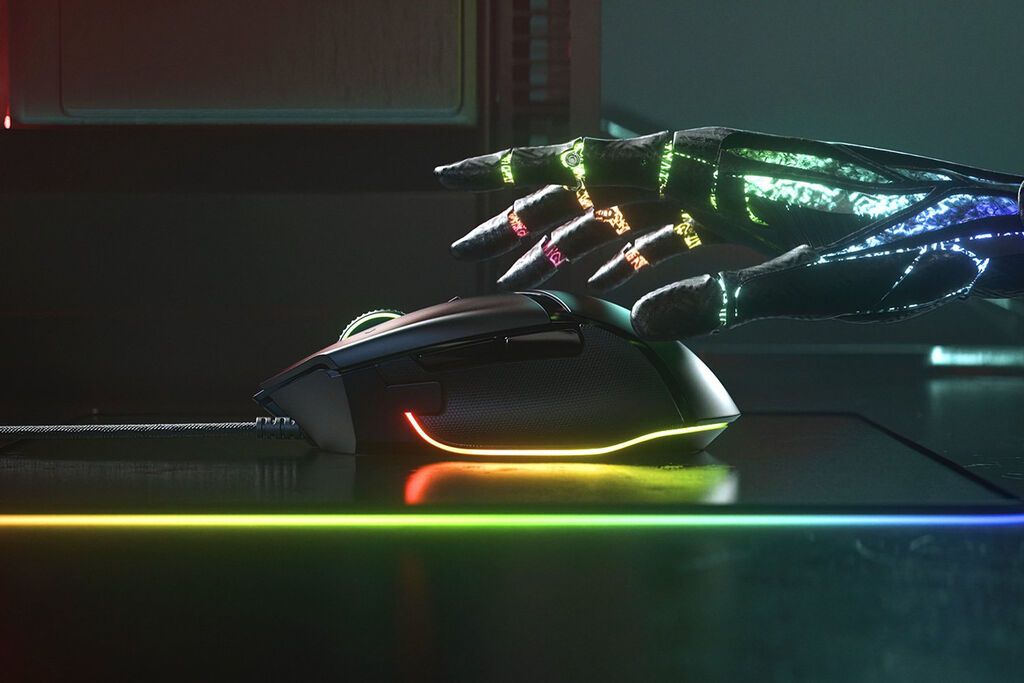 Məhsul: RGB işıqlanmalı tam ölçülü oyun klaviaturası (rəqəm bloku və — Klaviaturalar və siçanlar, Xırdalan (6)