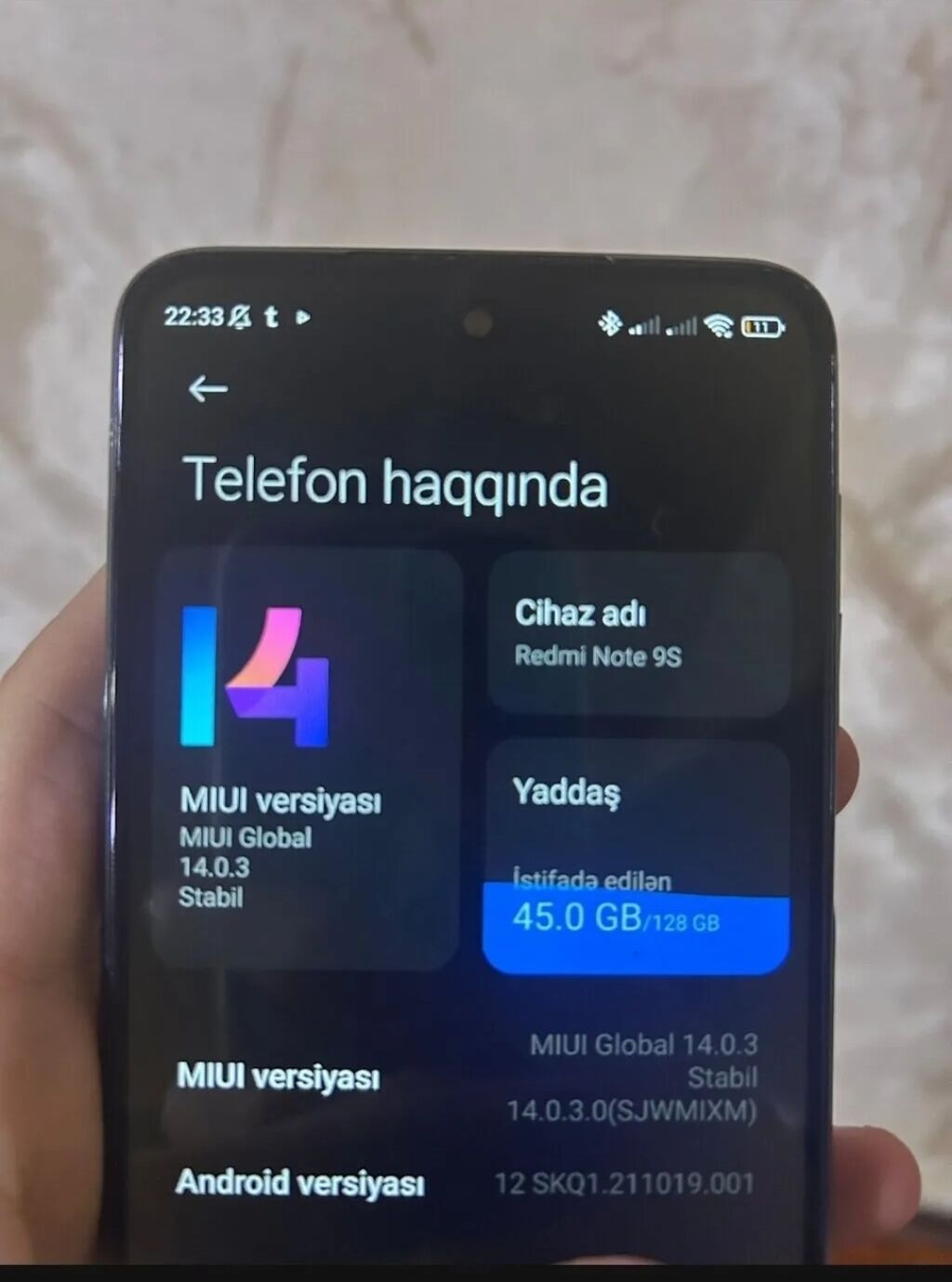 Redmi Note 9S, 128 GB, rəng - Mavi, İki sim kartlı — Xiaomi, Bakı (4)