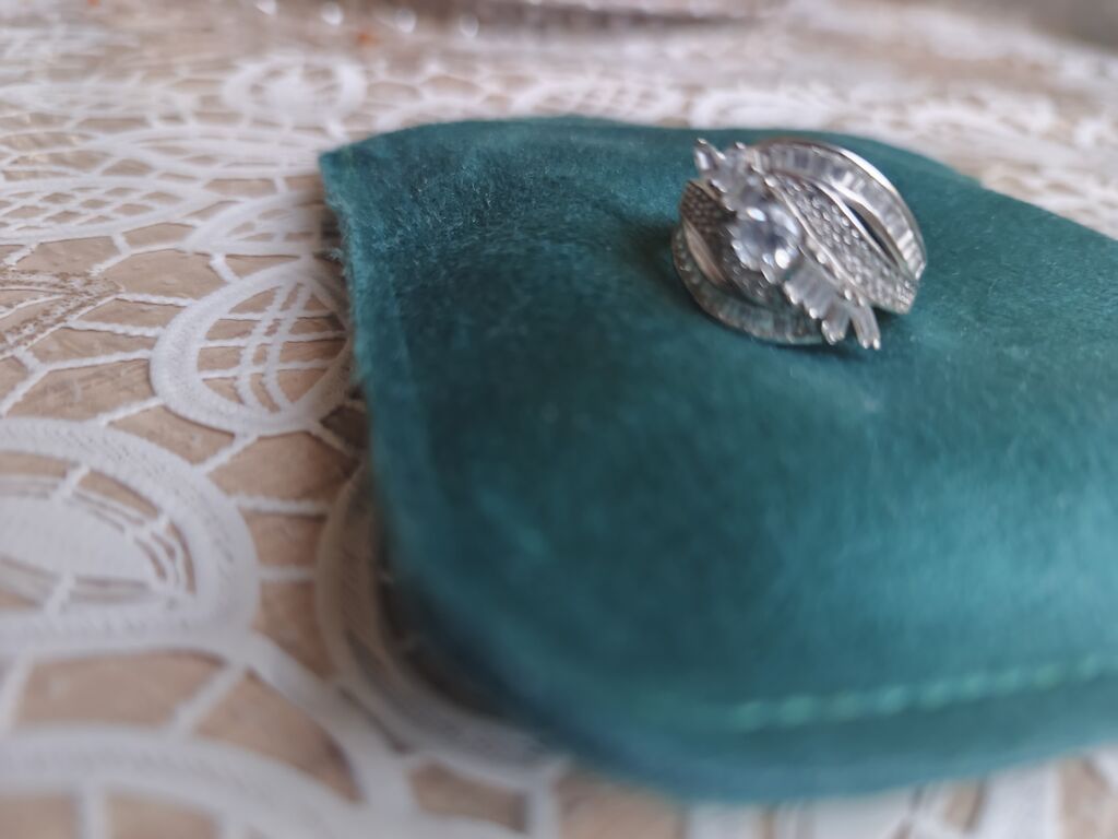 Üzük, Swarovski, Gümüş — Üzüklər, Bakı (5)