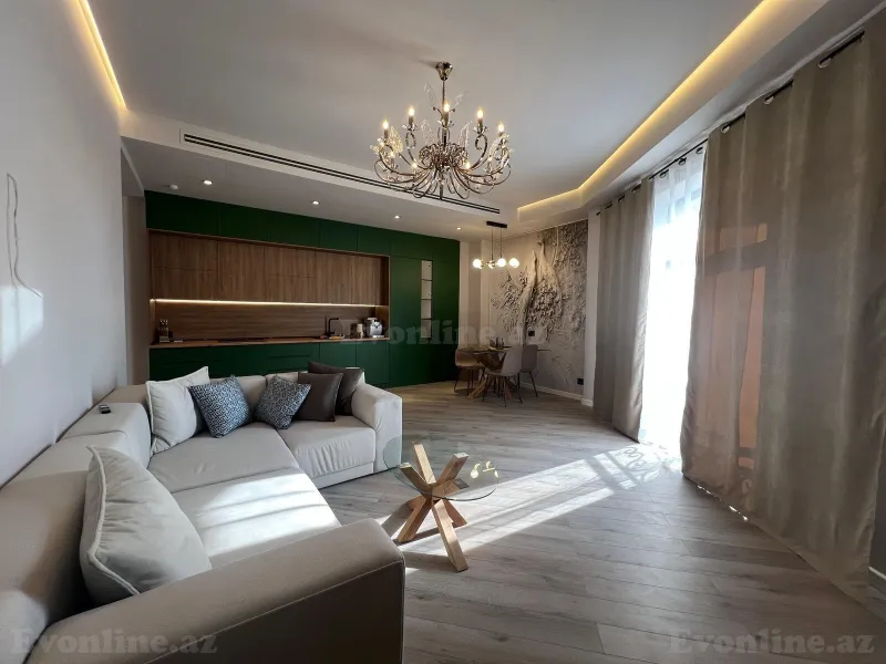 Kirayə verilir 3 otaqlı Mənzil Yeni tikili 100 m² Bakı, Xətai r., Ağ şəhər — Mənzil, Bakı